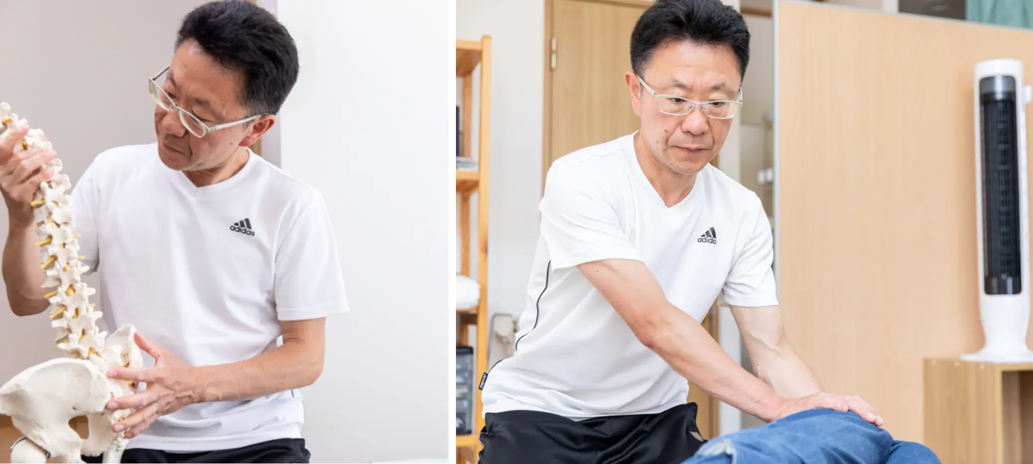 施術している院長